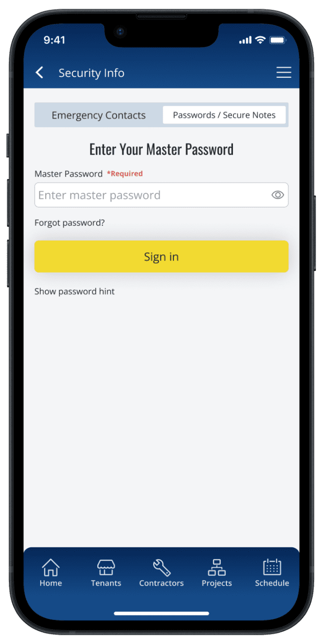 PW, Notes (Sign In)-accountable-app-property-management-software