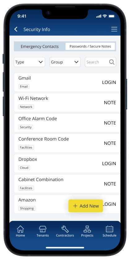 Password-Notes-List-accountable-property-management-software