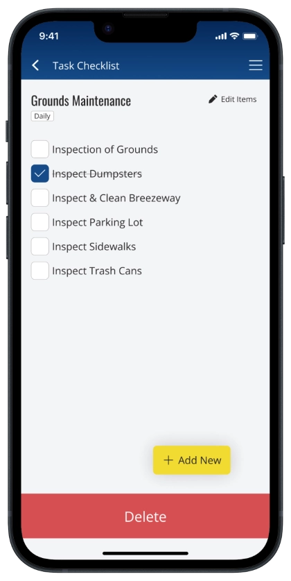 Schedule Checklist-accountable-property-management-software